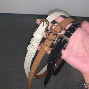 Set of Three Charlotte Russe Belts NWOT